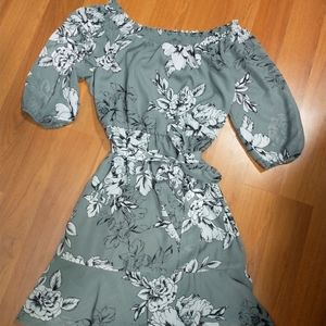Maurice's Gray Floral Dress
